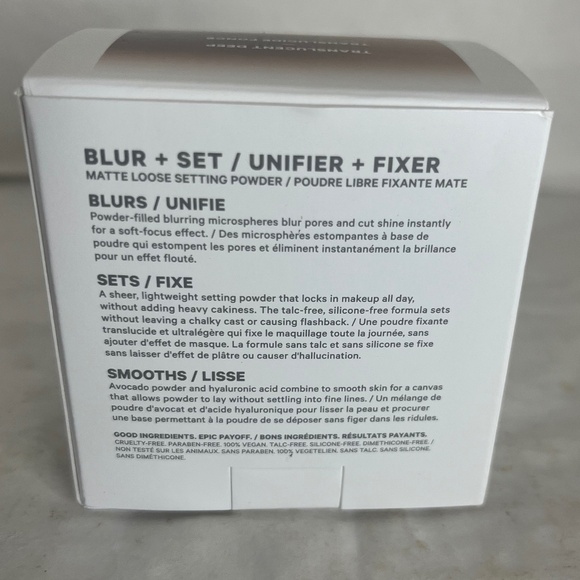 MILK MAKEUP BLUR+SET TRANSLUCENT DEEP 0.87ozMATTE LOOSE SETTING POWDER BOX NEW - Picture 5 of 5